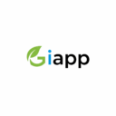 The Giapp logo, featuring a stylized green leaf forming the letter G, followed by the text "iapp" with a blue dot on the "i".